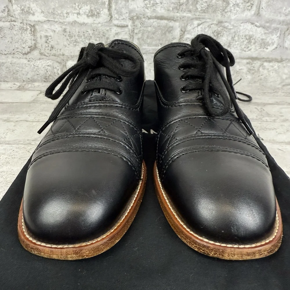 CHANEL oxford brogue